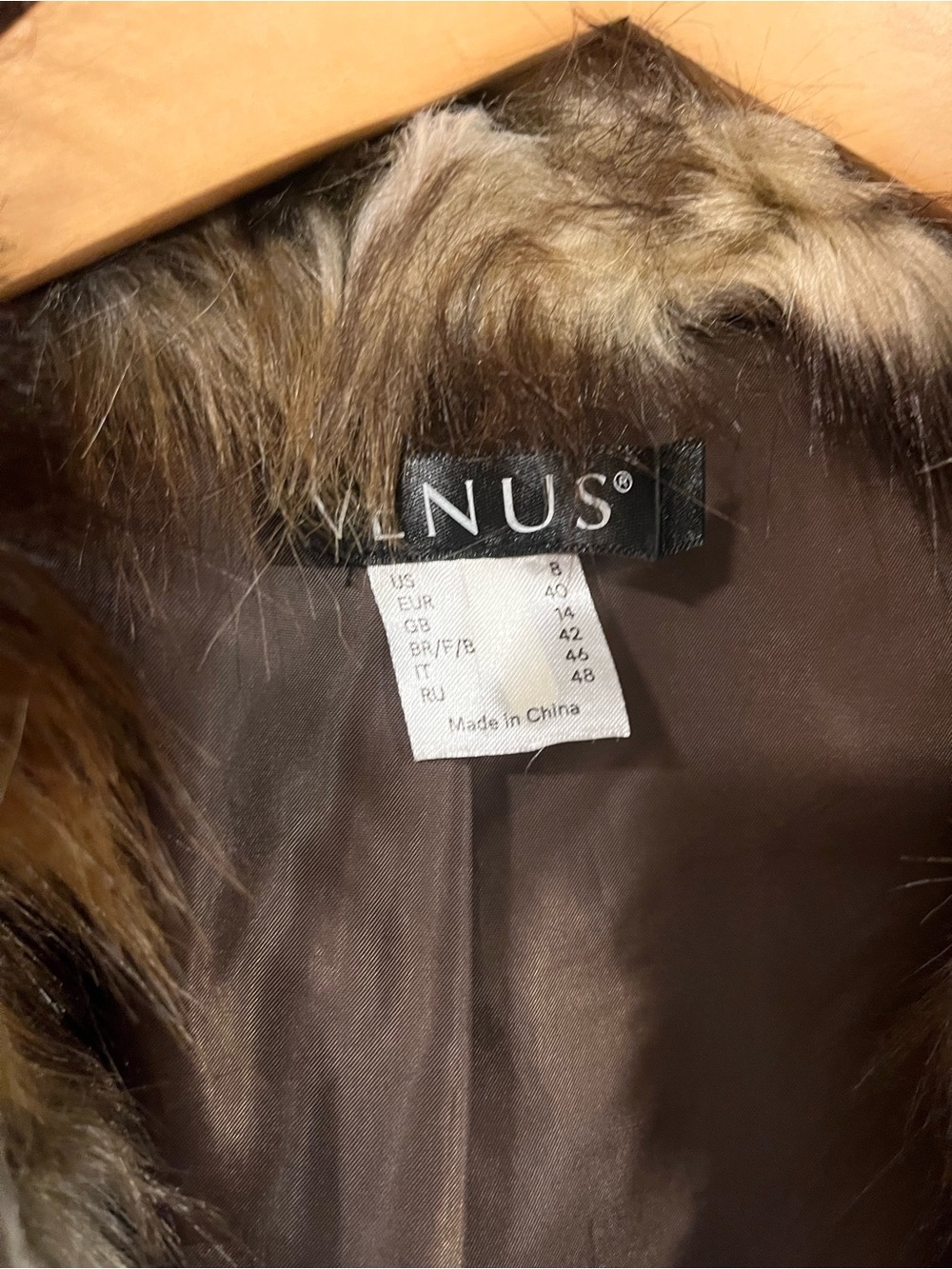 VENUS Multicolor Faux Fur Teddy Jacket in Brown & Cream Tones - Picture 3 of 9